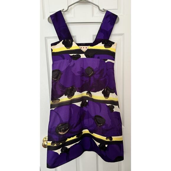 Authentic Women's Marni Cotton Floral Dress Size Eur 38 (size Medium) - Picture 2 of 10
